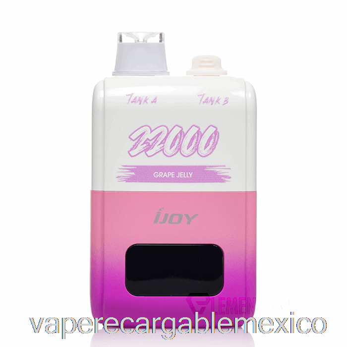 Vape Recargable Ijoy Sd22000 Desechable Gelatina De Uva